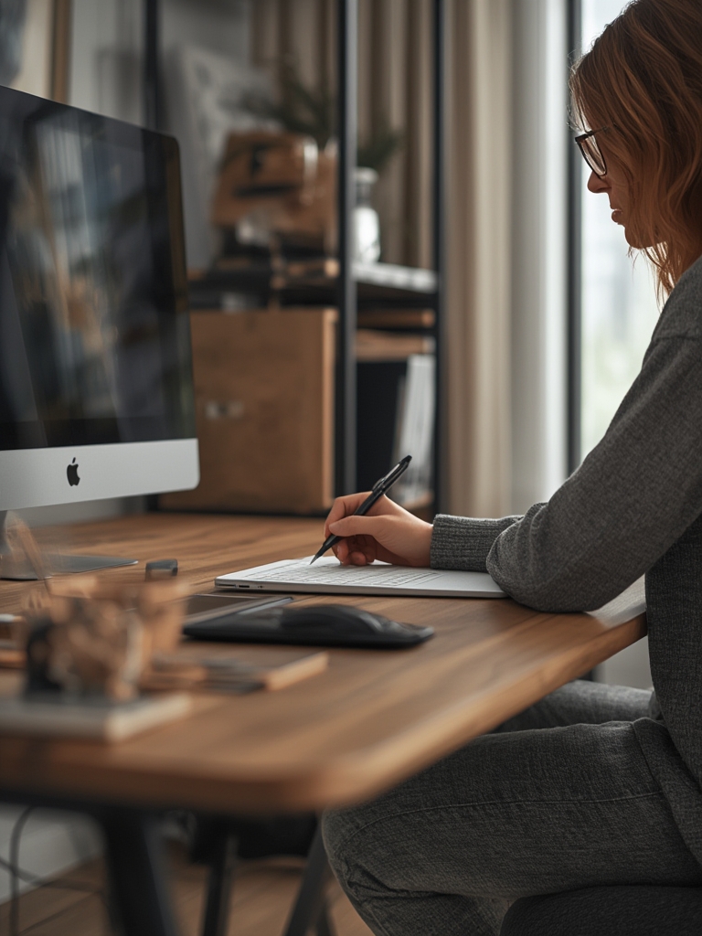 Hikvision Computer Desk in action