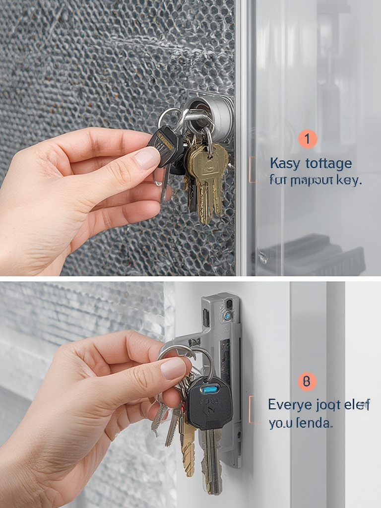 Lucky Line Jumbo Magnetic Key Hider in action