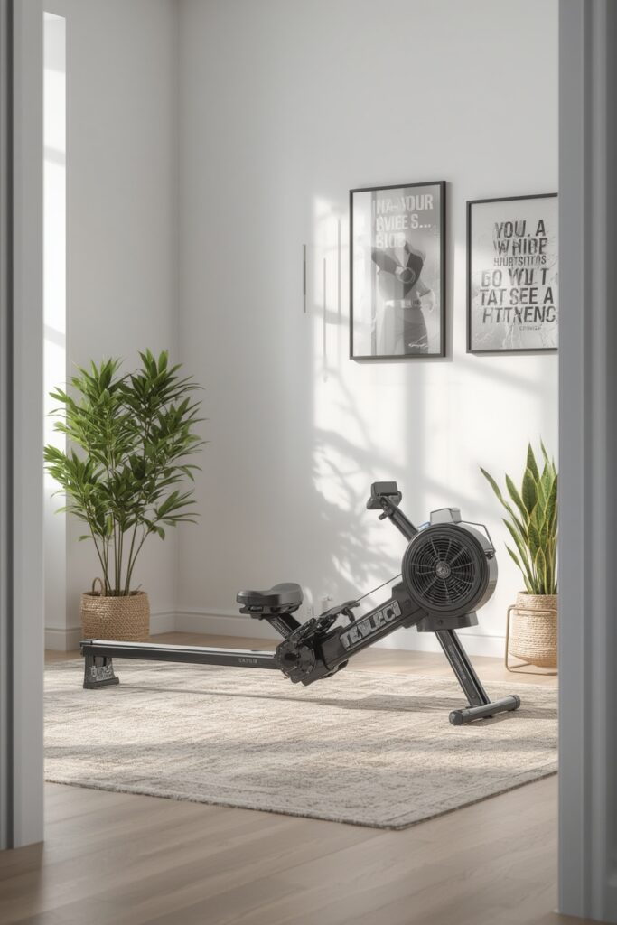 hydraulic resistance rower machine