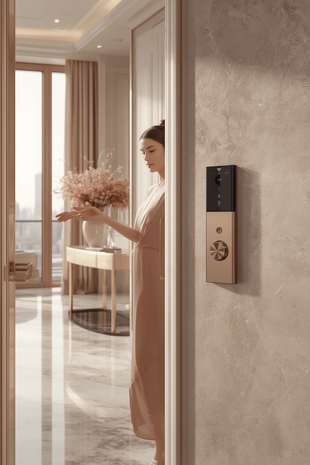 video doorbell for apartments - Illustration 1